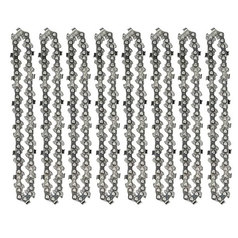8 шт. 4-дюймовая мини-стальная цепь для бензопилы электрическая обрезная пила