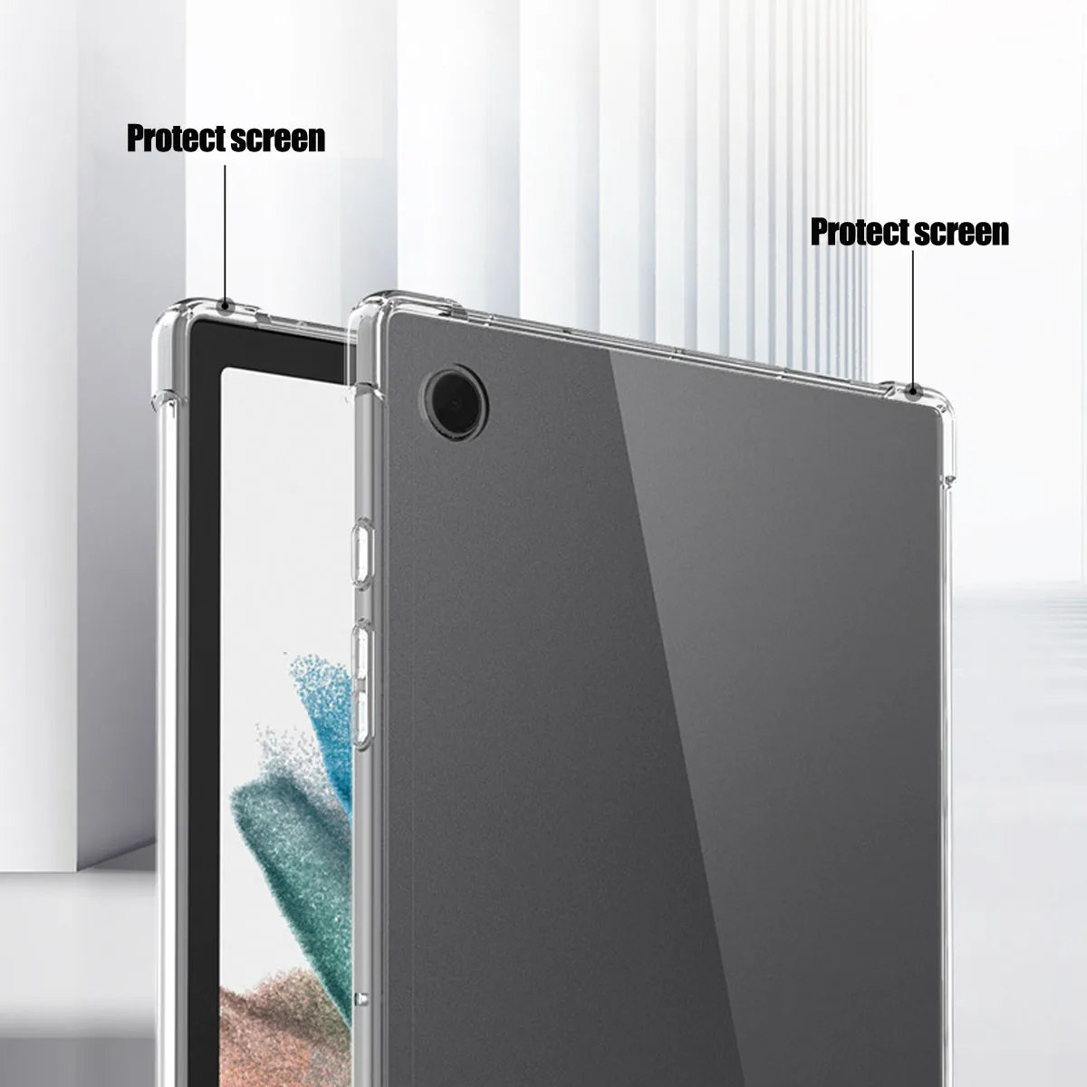 Новый чехол для планшета Samsung Galaxy Tab S8 ТПУ подушка безопасности силиконовый