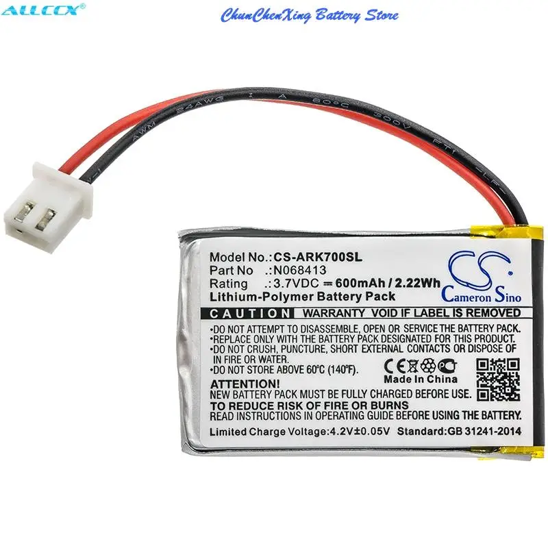 

Аккумулятор Cameron Sino N068413 на 600 мА · ч для Atrack AK7 GPS,AK7 GPS-трекер