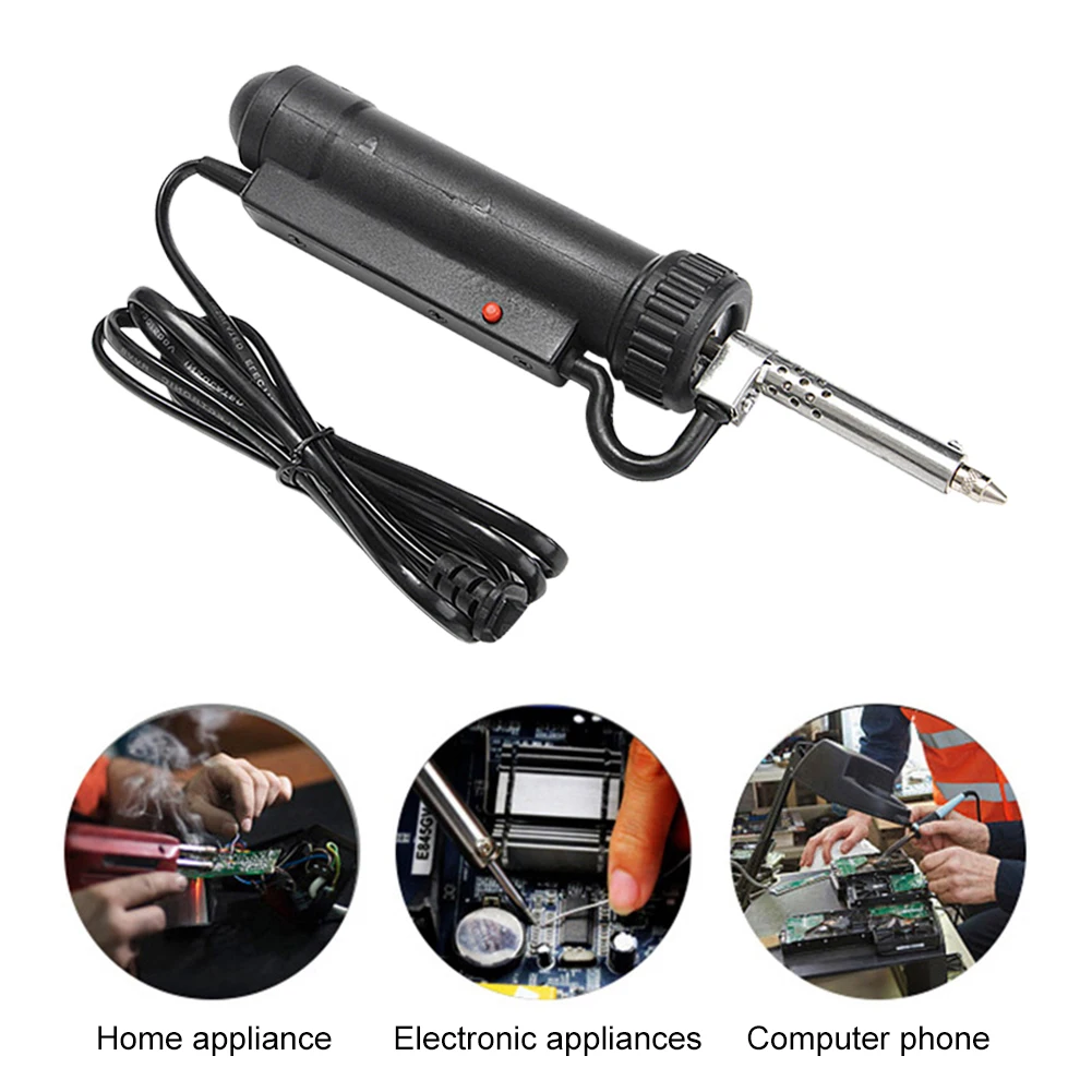 

30W Automatic Vacuum Soldering Sucker Tin Removal Iron Pen Handheld Tool Set for Integrated Circuits Tin Removal
