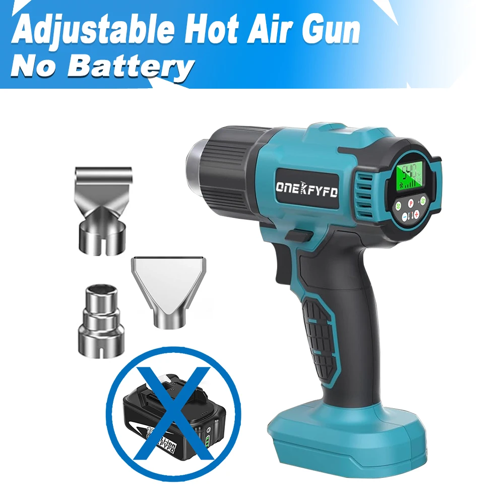 

ONEKFYFD Беспроводной электрический тепловой пистолет 540 ℃