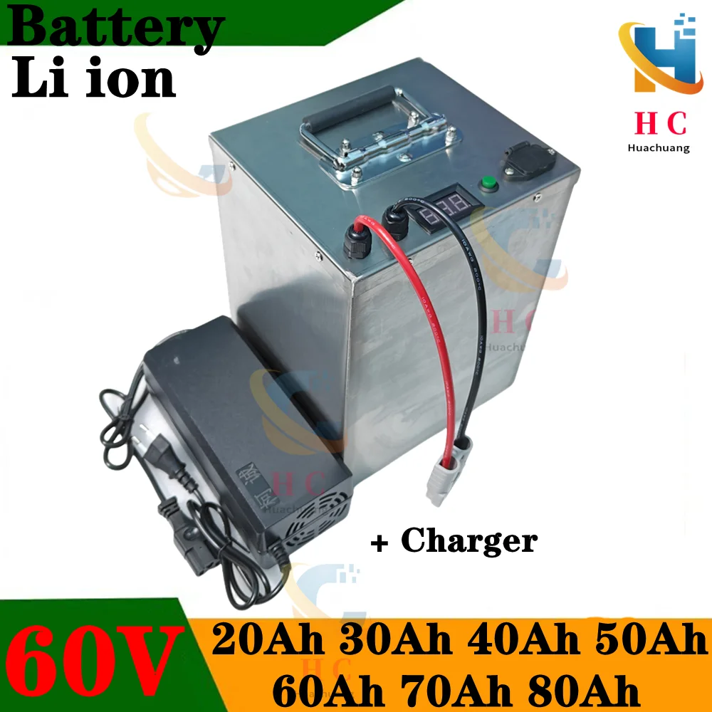 Литий-ионный аккумулятор 60 В 60/70/80ач