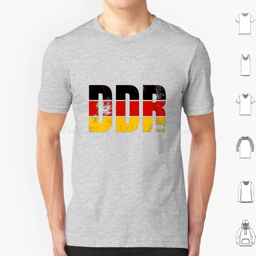 

Ddr Retro-Germany Ddr T Shirt Big Size 100% Cotton Germany Wall Berlin East Germany Flag Ostden Patriot Birthday Christmas