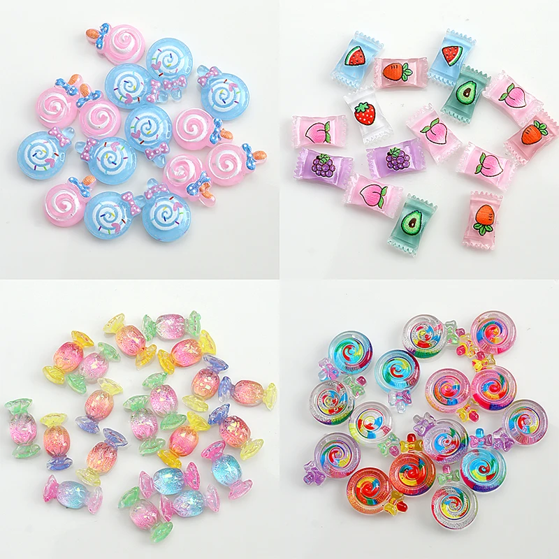 Новинка 10 шт./пакет Q-версия Мультяшные конфеты леденец красочные милые для