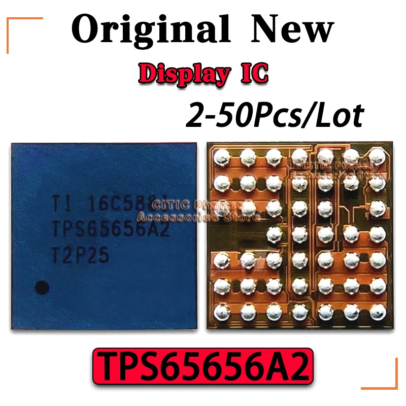 2-50 шт.лот, новый оригинальный TPS65656A2 65656A2 U9100, микросхема дисплея для iPhone 12 Serires 12Mini 12Pro 12ProMax, чип подсветки (art.: 3920cf31cfe71) - 3920cf31cfe71