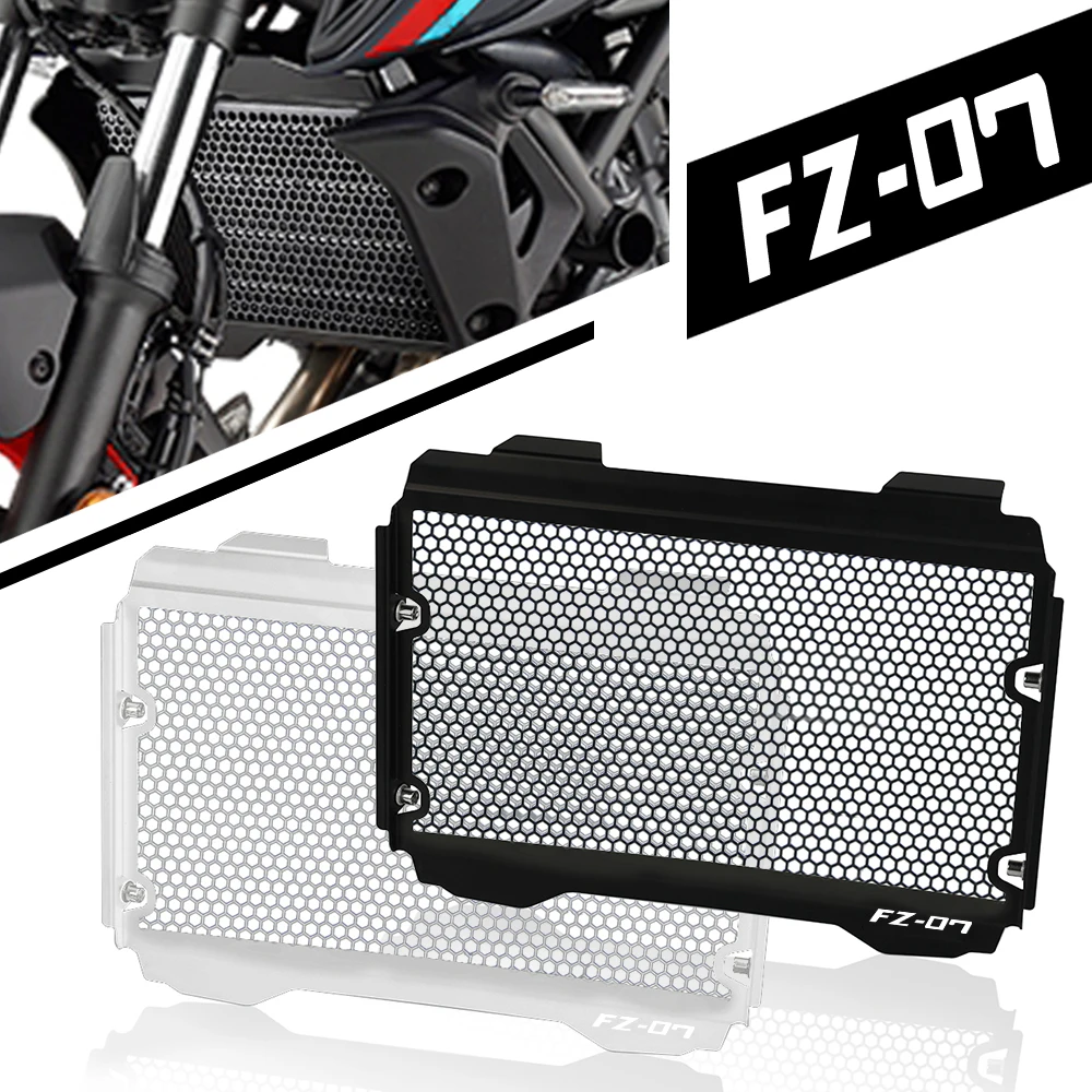 

FZ07 новые аксессуары для YAMAHA FZ 07 мотоциклетная Fz07 алюминиевая решетка радиатора Решетка гриля Защитная крышка FZ07 FZ-07 2021 2022
