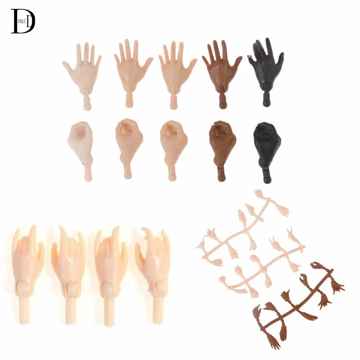 Оригинальные кукла йоги Сменные руки Ножки Разные Цвета жесты 1/6 ремонт кукол