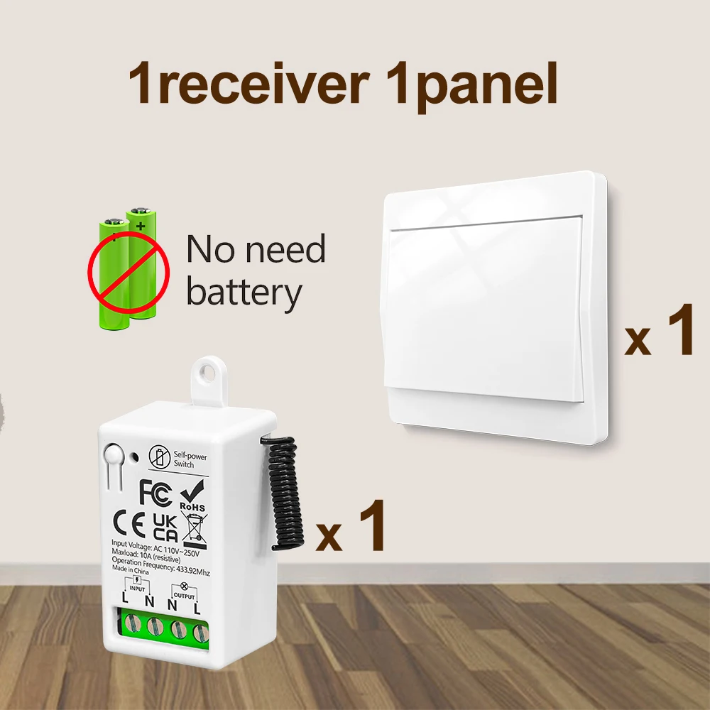 

Беспроводной переключатель Tedeligo 433 МГц