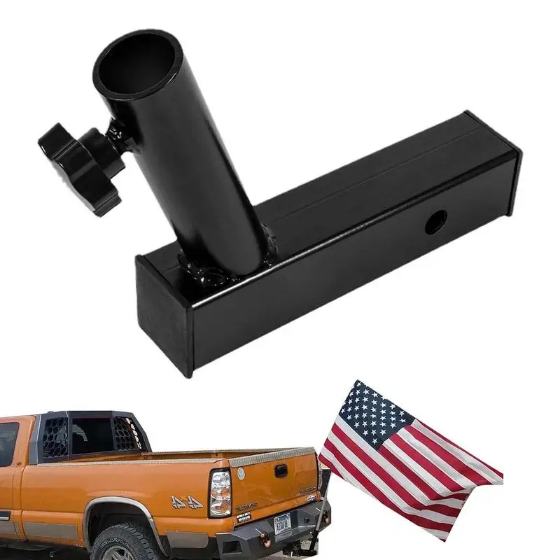 

Truck Flag Pole Camper Flag Poles ForTravel Trailers Flagpole Holder Hitch Flags Mount Universal For 2 Inches Receiver