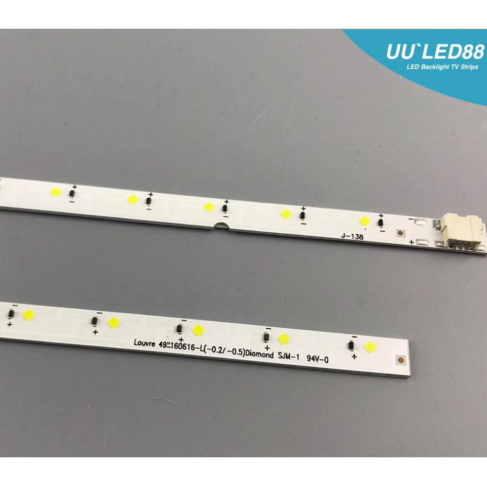 

LED Backlight Lamp strip For Samsung louvre 49" Un49k5300 UE49K5100 CY-FK049BNEV3H BN95-03721A V6LF_490DKA_LED31 490SFB 490SFA