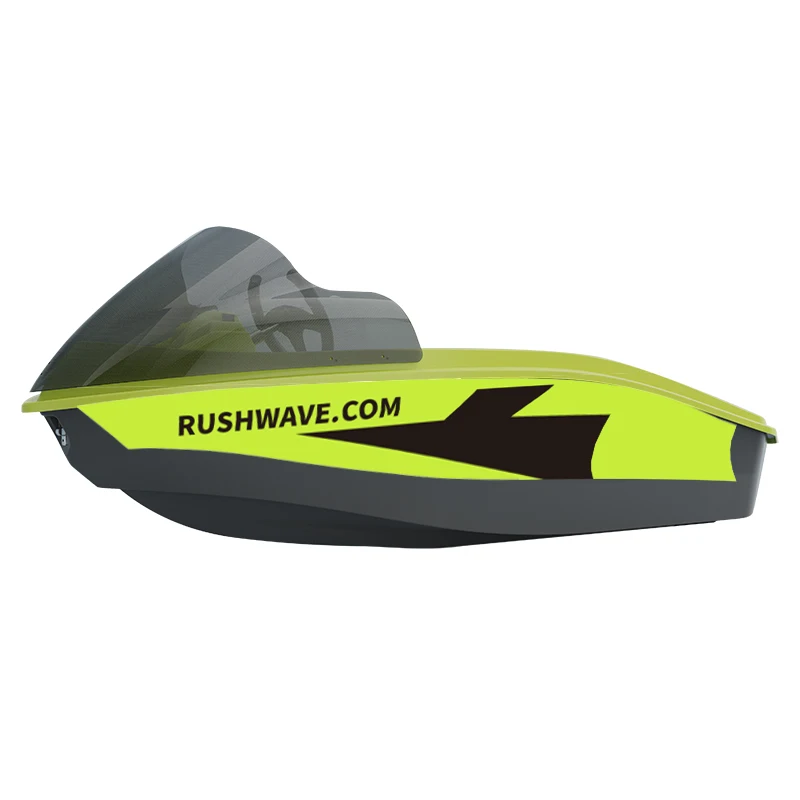 Фото Мини-электрическая спортивная яхта RUSH WAVE на 2 человека, из прочного материала ASA, многофункциональная лодка для рыбалки и водных видов спорта №1