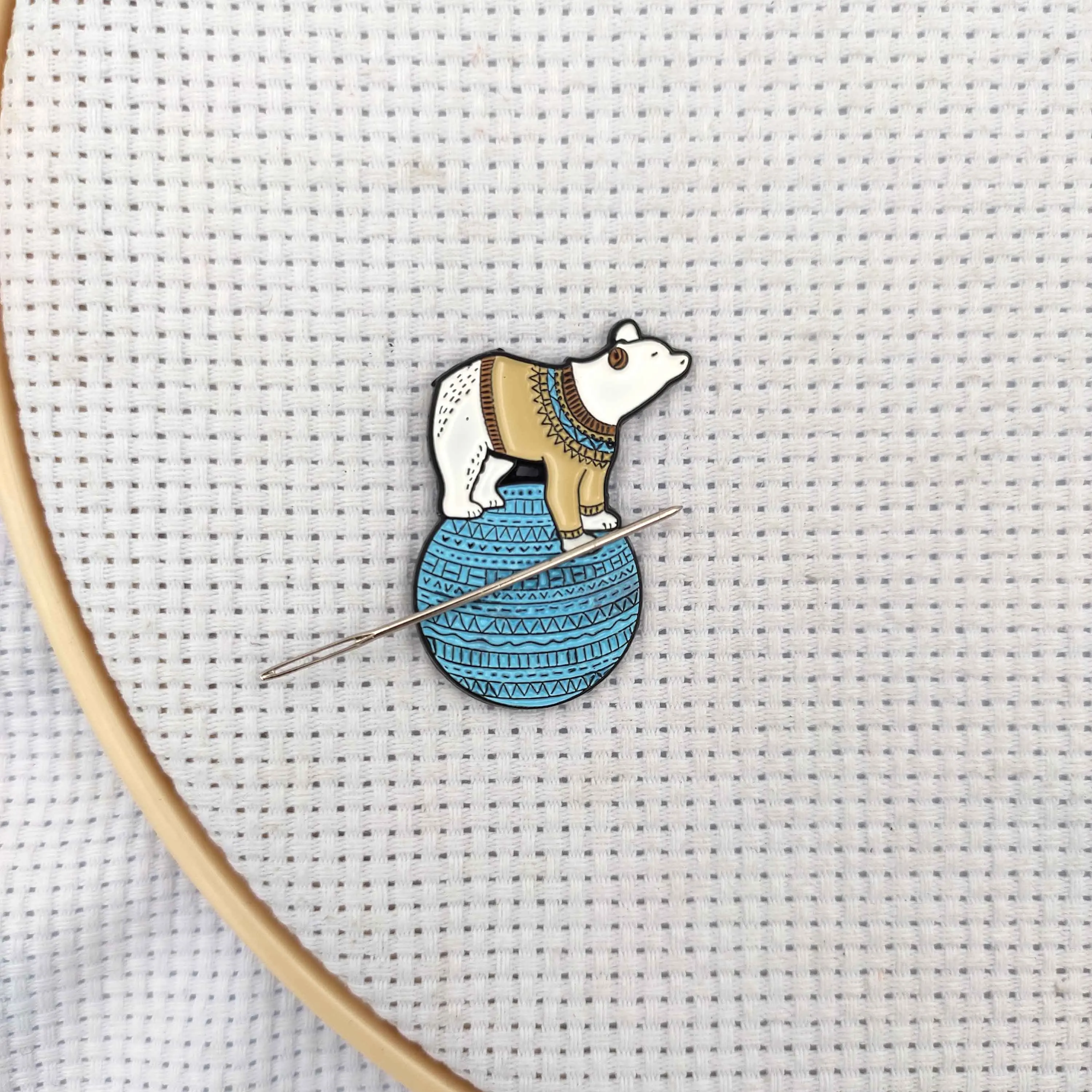 Магнитный держатель игл для вышивки Иглодержатель вышивания с изображением