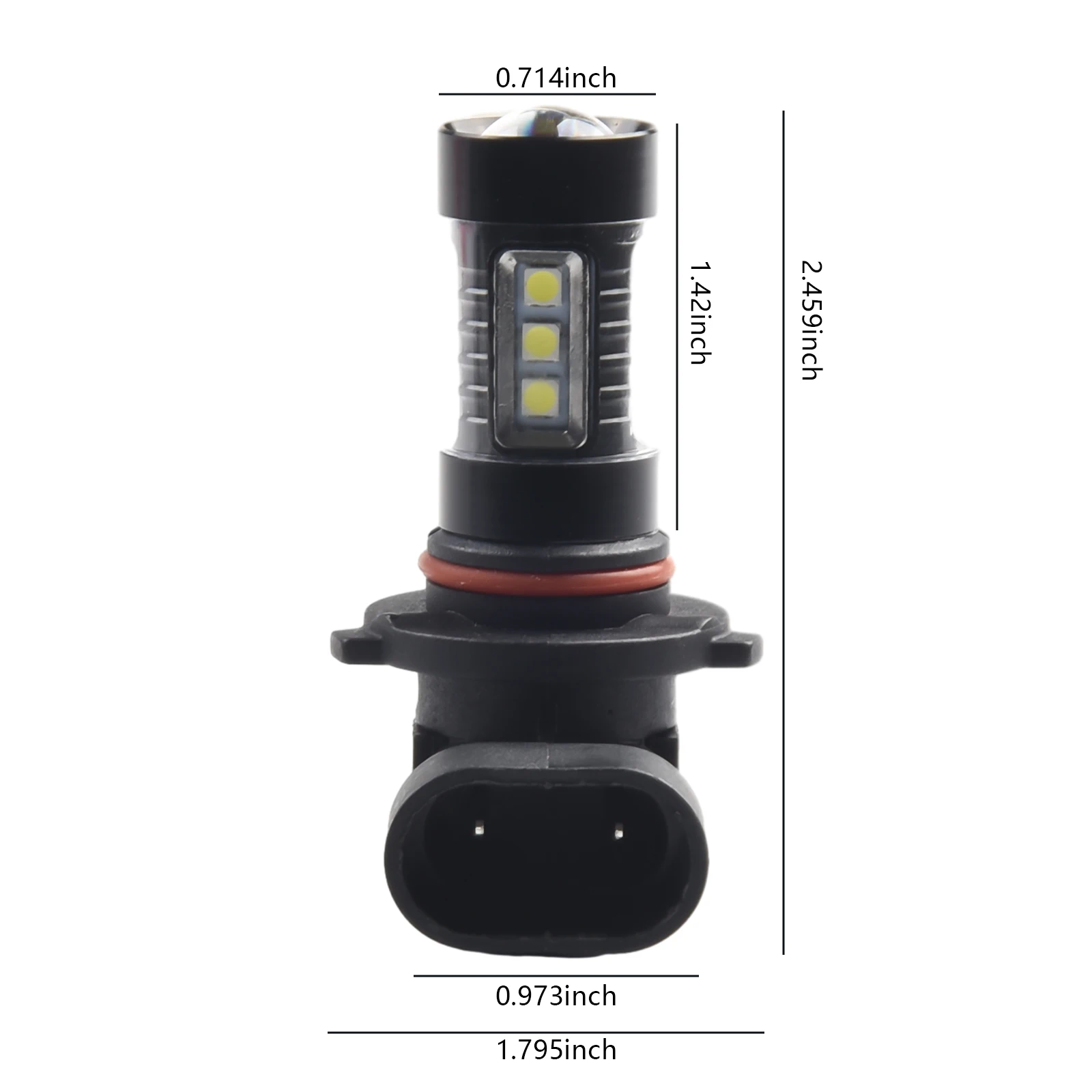 

2PCS Car Haedlight Bulbs LED Fog Light Kit H10 9145 9140 Bulb Super Bright 6000K White Car Daytime Running Driving Fog Light