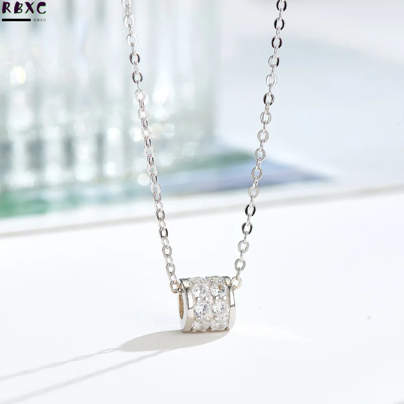 

925 Sterling Silver Necklace women's small waist with diamond collarbone ins fashion net red Valentine's gift versatile jewelry