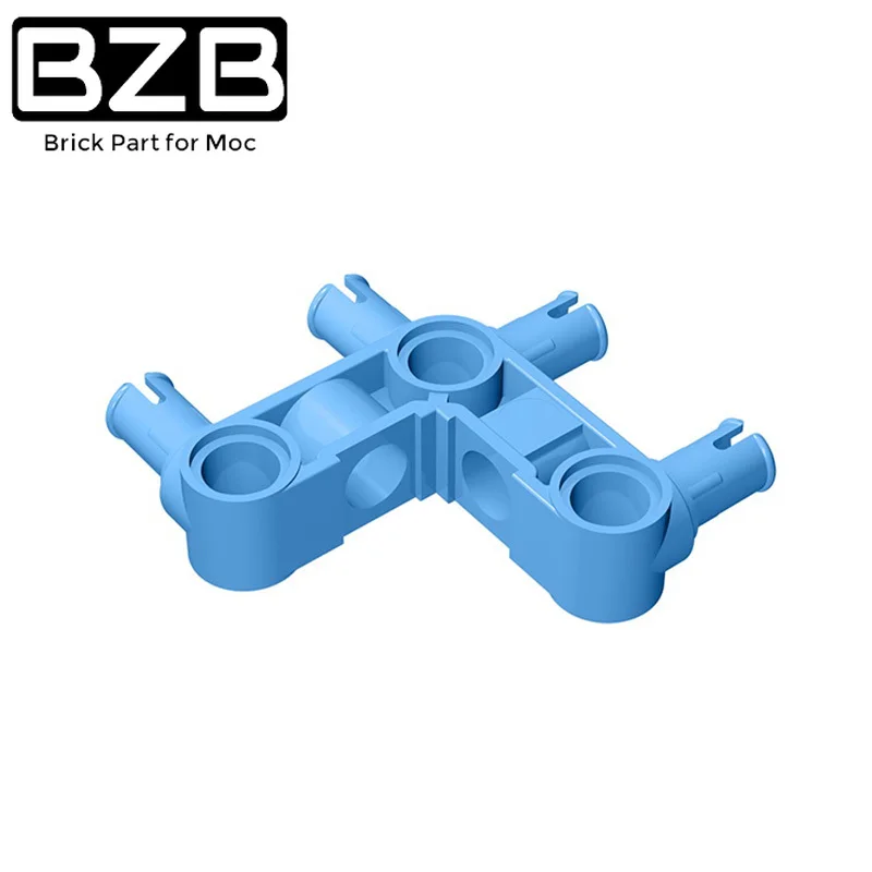 

BZB 10 шт. MOC 55615 высокотехнологичные штырьковые звездочки, перпендикулярные 3x3 изогнутые кирпичи, совместимые с строительными блоками, детски...