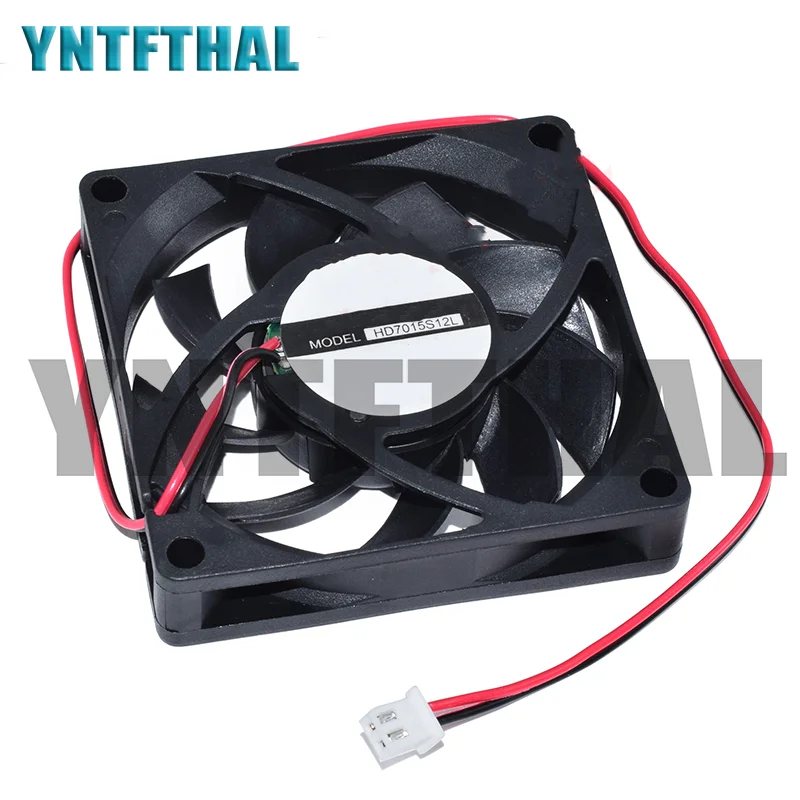Новый 2-проводный охлаждающий вентилятор HD7015S12L 12В 0.1A 7 см 7015
