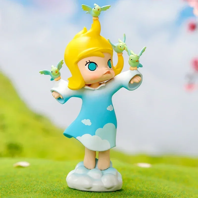 Фото Pop Mart A Boring Day with Molly Series слепая коробка игрушки Kawaii аниме фигурка-сюрприз подлинная оригинальная Mystery Box Girls №3