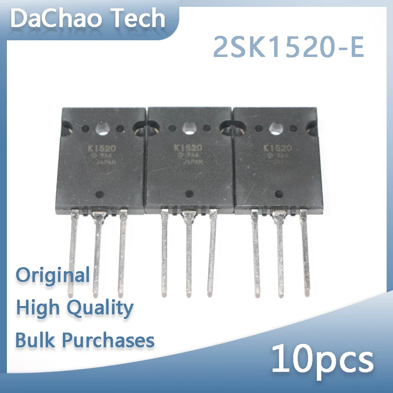 10 шт. 2SK1520-E K1520 500 В 30A 200 Вт Renesas полевой МОП-транзистор TO-264 оригинальный новый