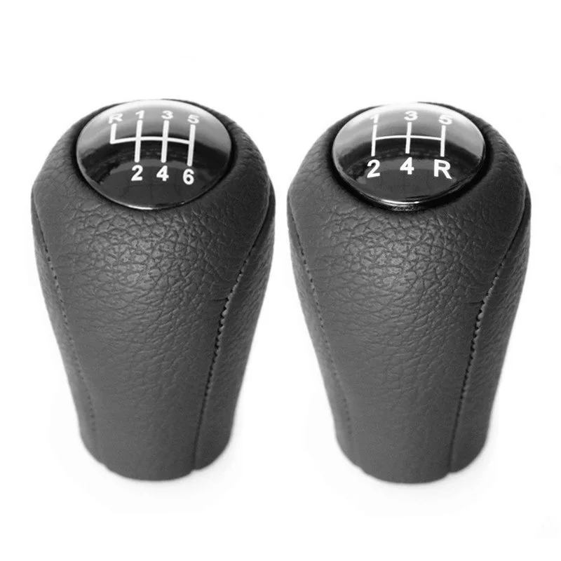 Фото Для MAZDA 3 BK BL 5 CR CW 6 II GH CX-7 ER MX-5 NC III MT 5/6 скоростей, ручка переключения передач, кожаный рычаг, ручка на голову №5