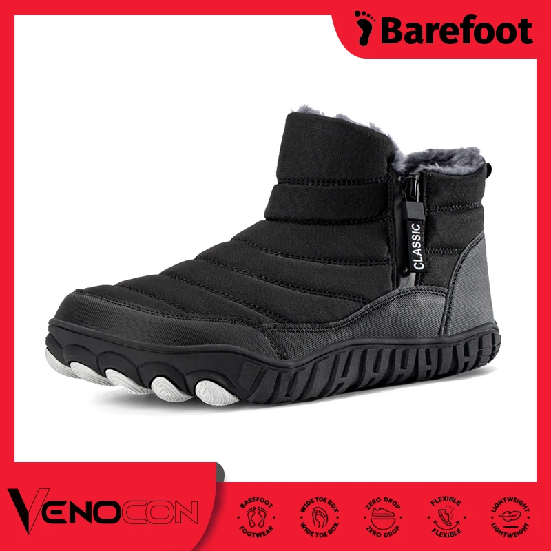 Мужские зимние кожаные кроссовки VENOCON PINGKEE