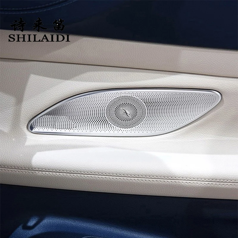 Car Audio Speaker Door Loudspeaker horn Trim Cover Sticker For Mercedes Benz E Class coupe C238 2016-2022 sport style Interior