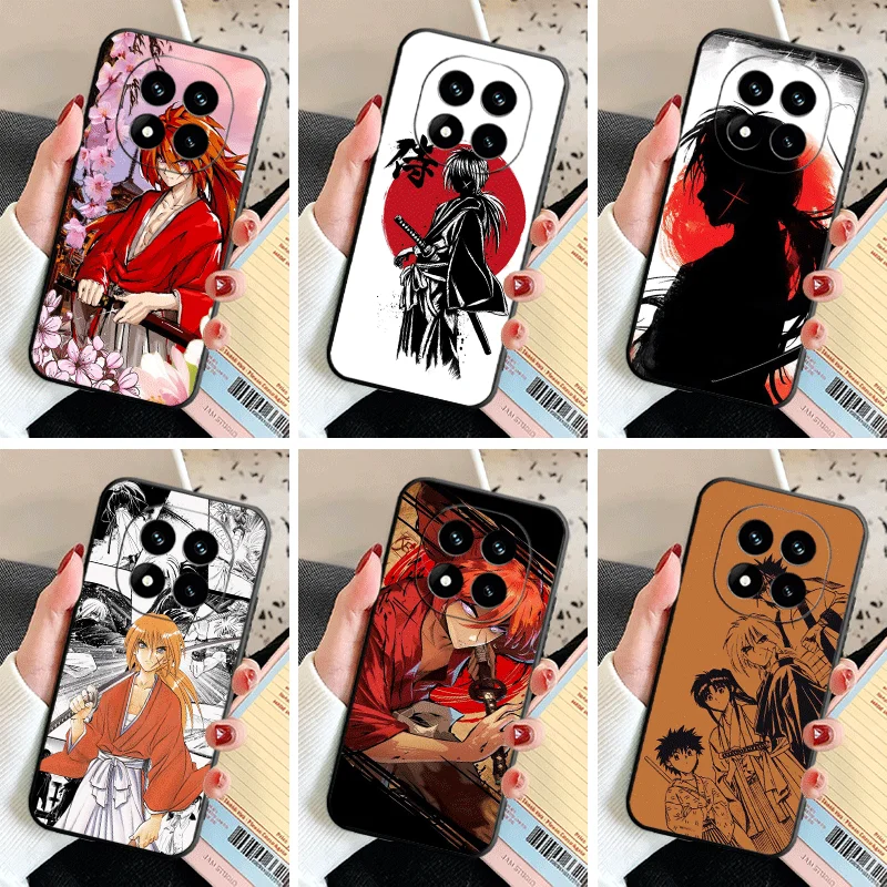 Фото Мягкий силиконовый чехол для телефона Xiaomi Redmi Note 15 14 13 12 с аниме-дизайном Rurouni Kenshin, для моделей 11 Pro Plus 12S 11S 10S 10 11T 5G №1