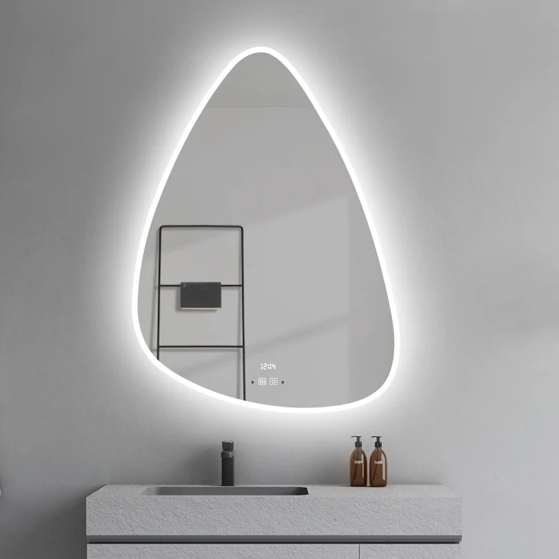 

Magnifying Decorative Bath Mirrors Smart Anti Fog Cabinet Wall Mounted Shower Bath Mirrors Shaving Specchio Trucco Mirror LG50JZ