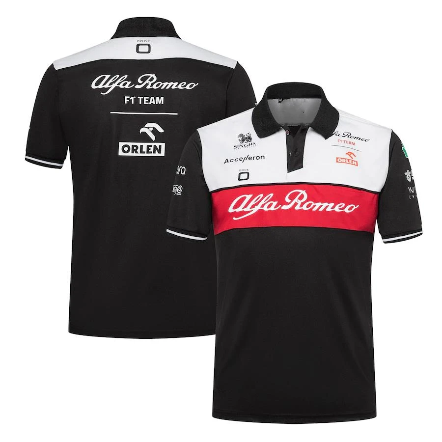 

Official Alfa Romeo F1 Team ORLEN 2022 Team Polo F1 Drivers Shirts Formula 1 Racing Suits MOTO Motorcycles Uniforms Fan POLO