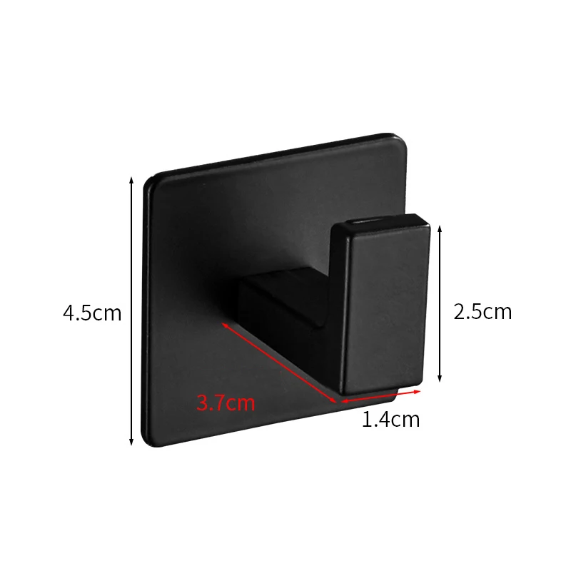 Самоклеящийся Черно-белый Настенный Крючок Для Ключей Сумки Одежды Пальто