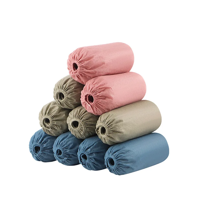 Одноразовые бахилы домашние утолщенные и износостойкие нетканые пылезащитные