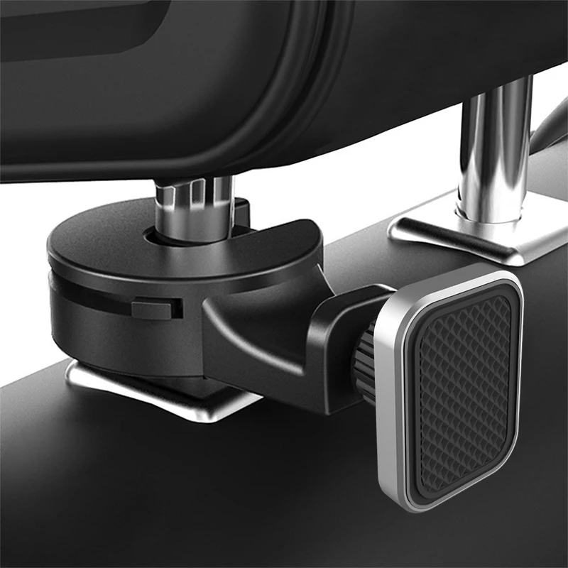 

Magnetic Car Phone Holder Hook Back Seat Headrest 360 Rotation Tablet Holder For Phone Magnet Stand Holder Soporte Mount