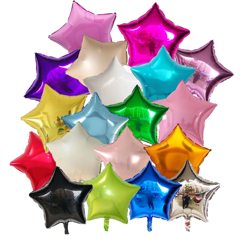1 шт. 18-дюймовый воздушный шар со звездой и пентаграммой подходит для вечеринок по