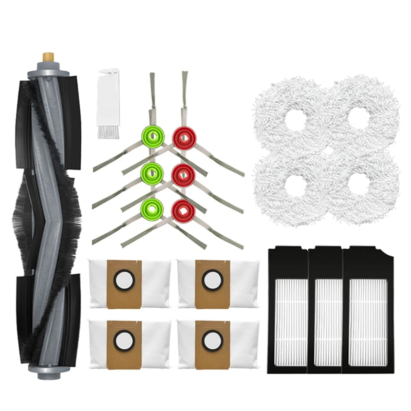 

Main Side Brush Filter And Mop Cloth Replacement Accessories For Ecovacs Deebot X1 Omni / Turbo Robotic Vacuum Cleaner