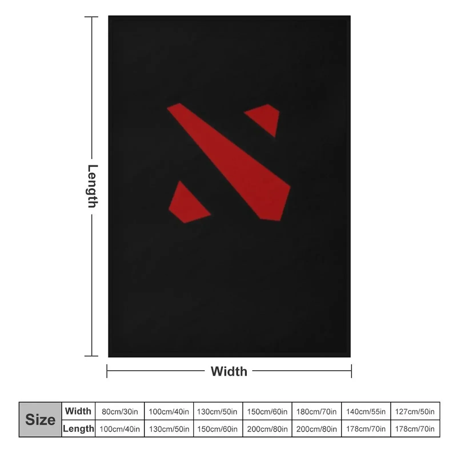 Одеяло с логотипом Dota 2 идеи подарков на День святого Валентина роскошные