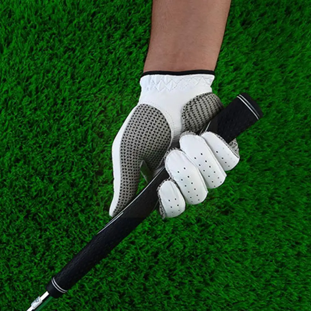 

Pgm Golf Gloves Men's Golf Microfiber Gloves Single Particles Non-slip I4q0