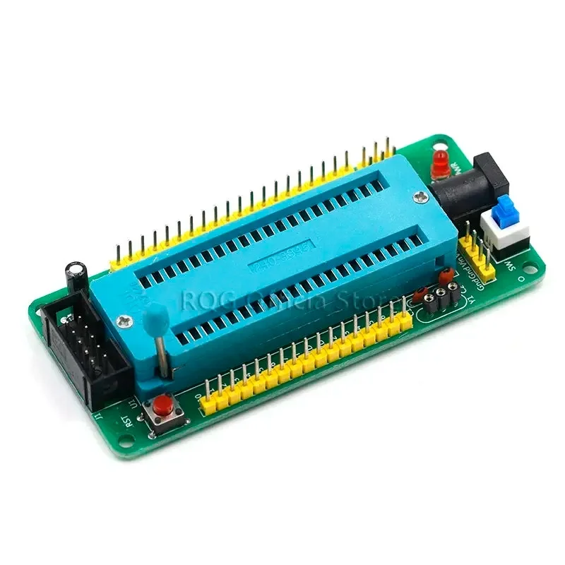 Фото Плата для разработки минимальной системы 51 AVR MCU, учебная плата, плата минимальной системы STC, программатор микроконтроллеров №2
