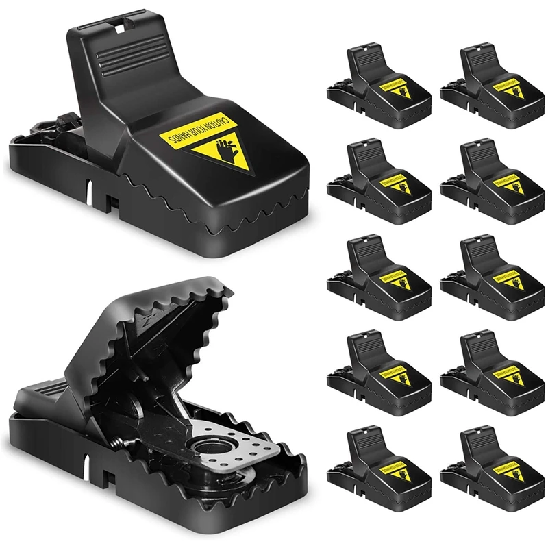 

Mouse Traps, Small Rat Trap That Work, Detachable Bait Cup Safe And Effective Squirrel Trap For House Indoor Outdoor