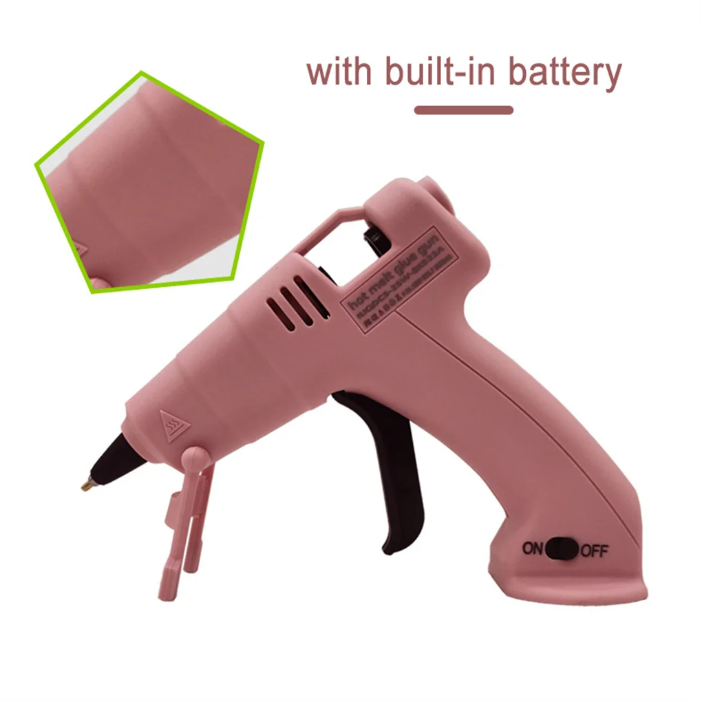 

Cordless Hot Glue Melter Universal Home DIY Repair Tool Glue Stick Wireless Multifunctional Glue Melter with Battery