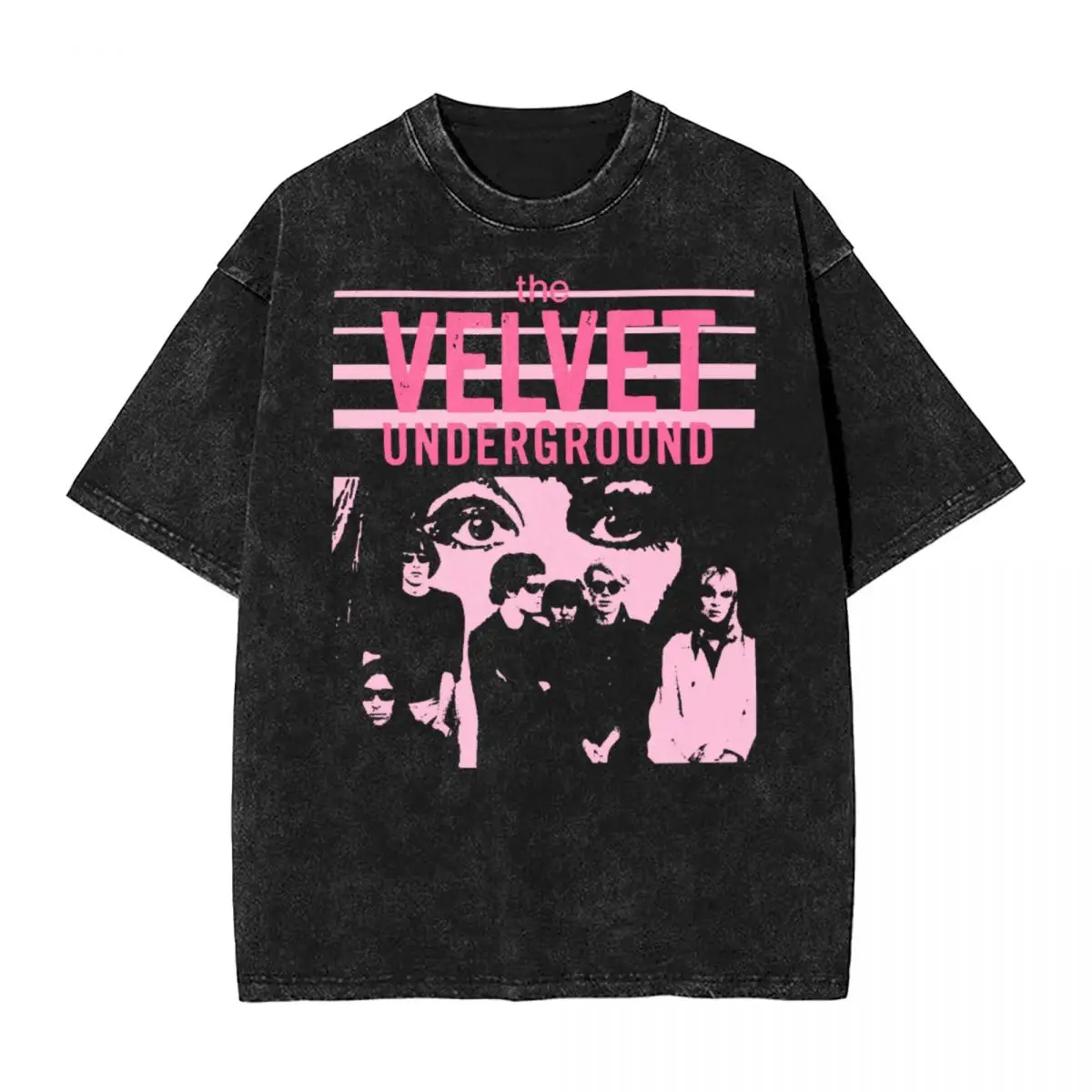 

Винтажная бархатная футболка в стиле хип-хоп с эффектом потертости, уличная одежда в стиле Харадзюку, летние топы с коротким рукавом, футболка для мужчин и женщин