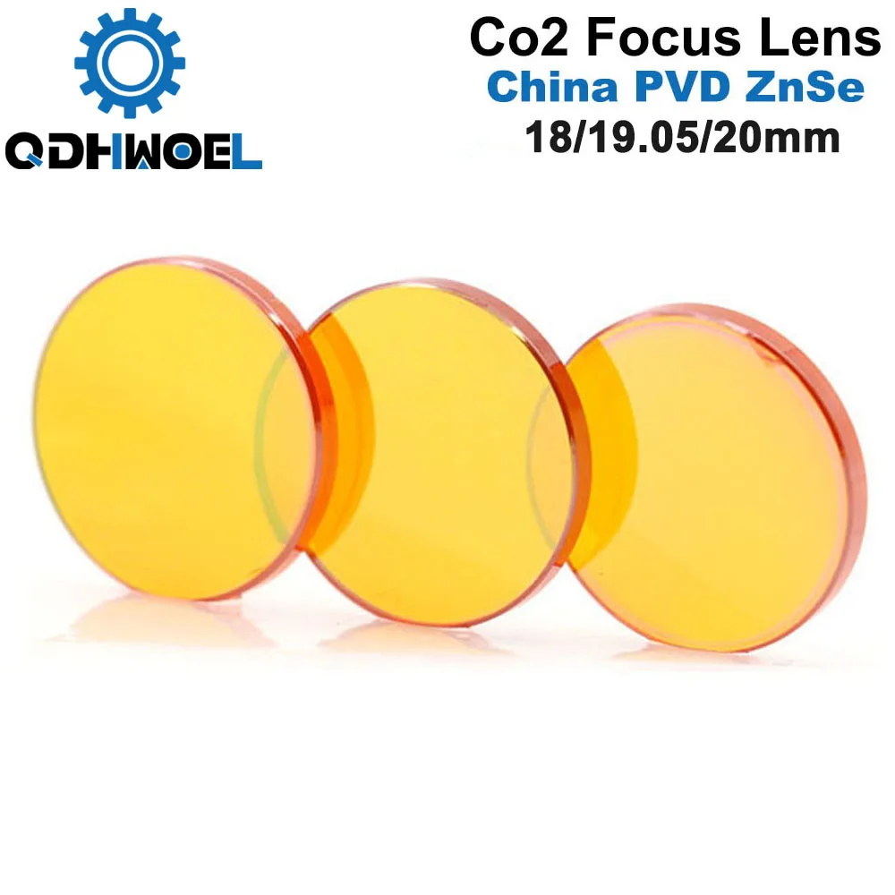 China CO2 ZnSe Laser Focus Lens Dia.18 19.05 20 mm FL38.1 50.8 63.5 101.6 127mm 1.5 - 4" for Laser Engraving Cutting Machine images - 6