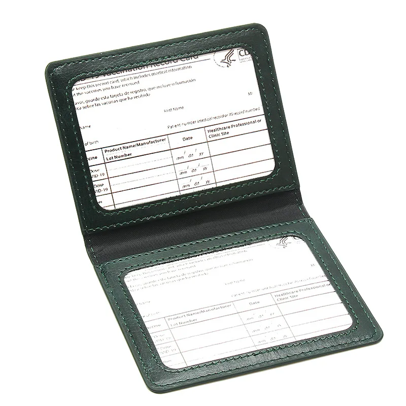 2022 Latest Design Card Bag Female Fashion Mini Wallet Folding Portable Slim Card Holder Leather Men Business