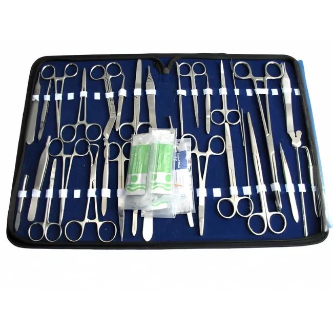 

72-Piece Comprehensive General Surgery Kit Professional-Grade Surgical Instrument Set Student Veterinary Kit Stainless Steel