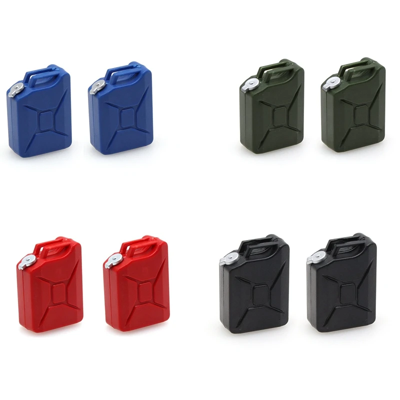 

2Pcs Mini Simulation Fuel Tank Decoration Tools For Axial SCX10 90046 AXI03007 Traxxas TRX4 TAMIYA D90 RC Crawler