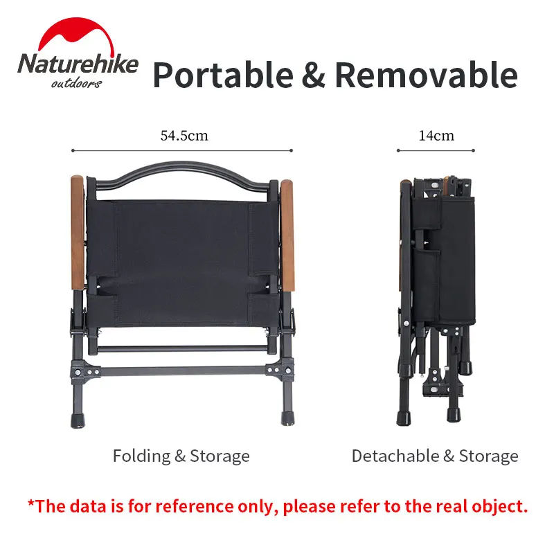 Naturehike Outdoor 2 7 кг портативный складной стул 600D износостойкий для рыбалки съемный