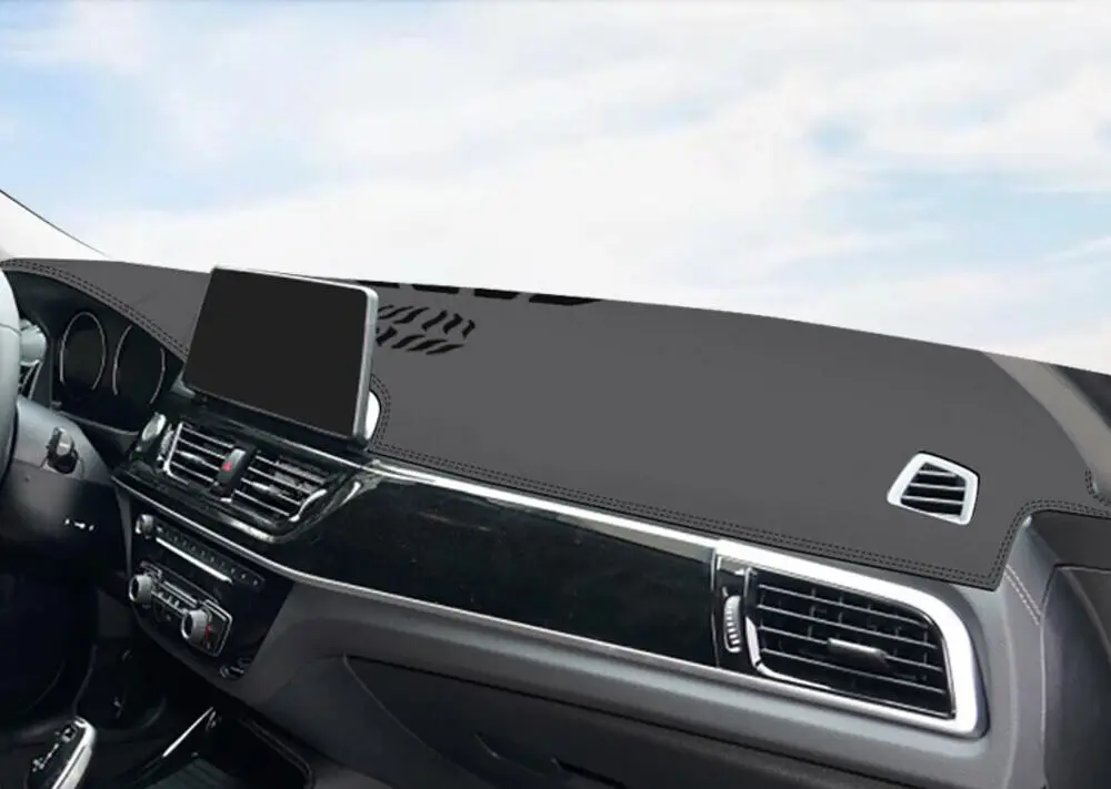 

Leather Car Dashboard Cover Dash Pretector Mat For BMW 1-Series 2016-2019