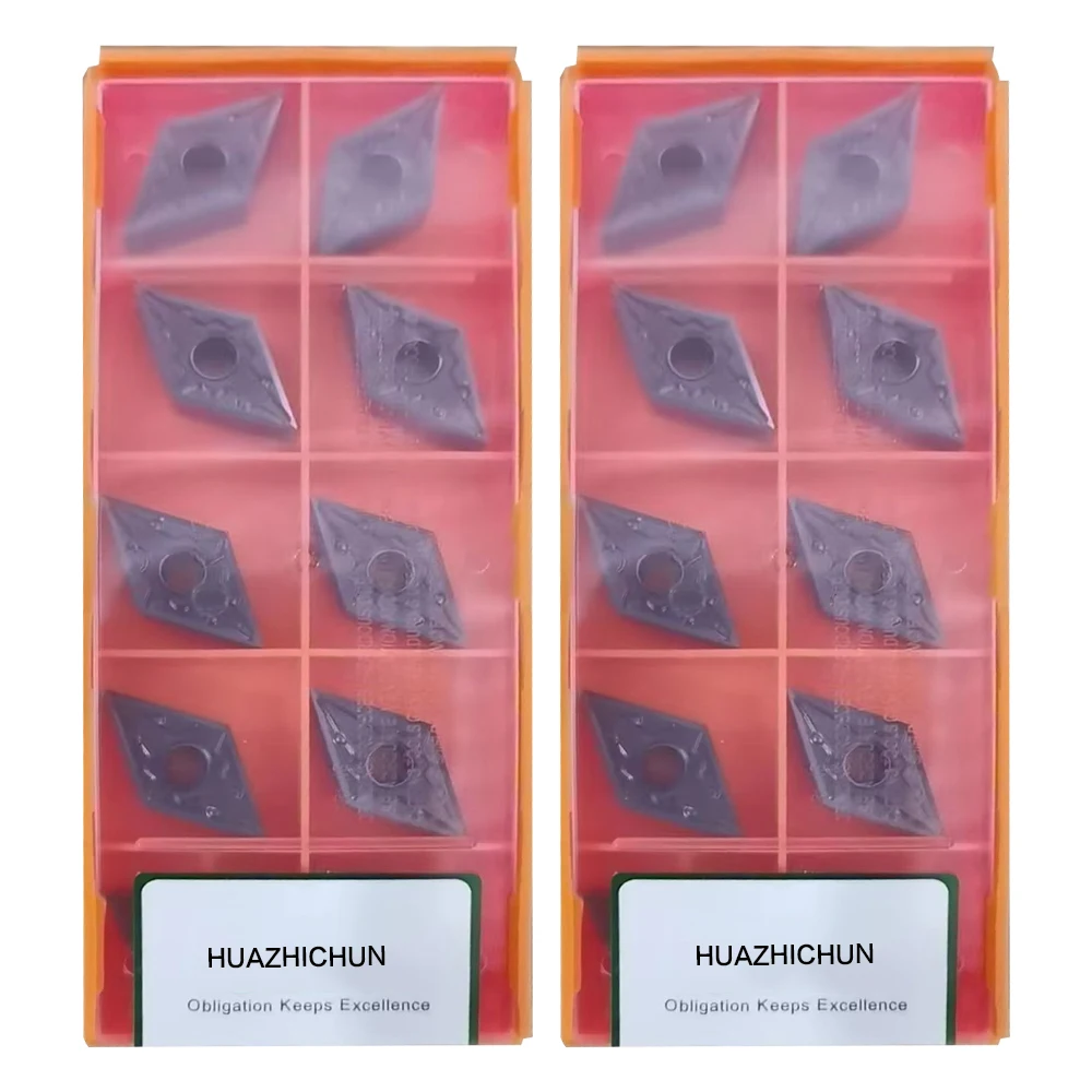 HUAZHICHUN 10шт DNMG 150608 -OMM OP1215 Токарный станок с ЧПУ для режущих твердосплавных вставок
