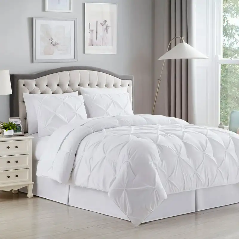 

Pintuck 8 Piece Bed-in-a-Bag, Queen Size Set