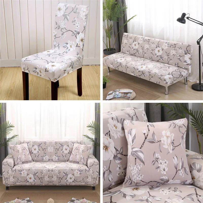 Универсальный чехол для дивана 1/2/3/4 места растягивающиеся Чехлы Декор дома на