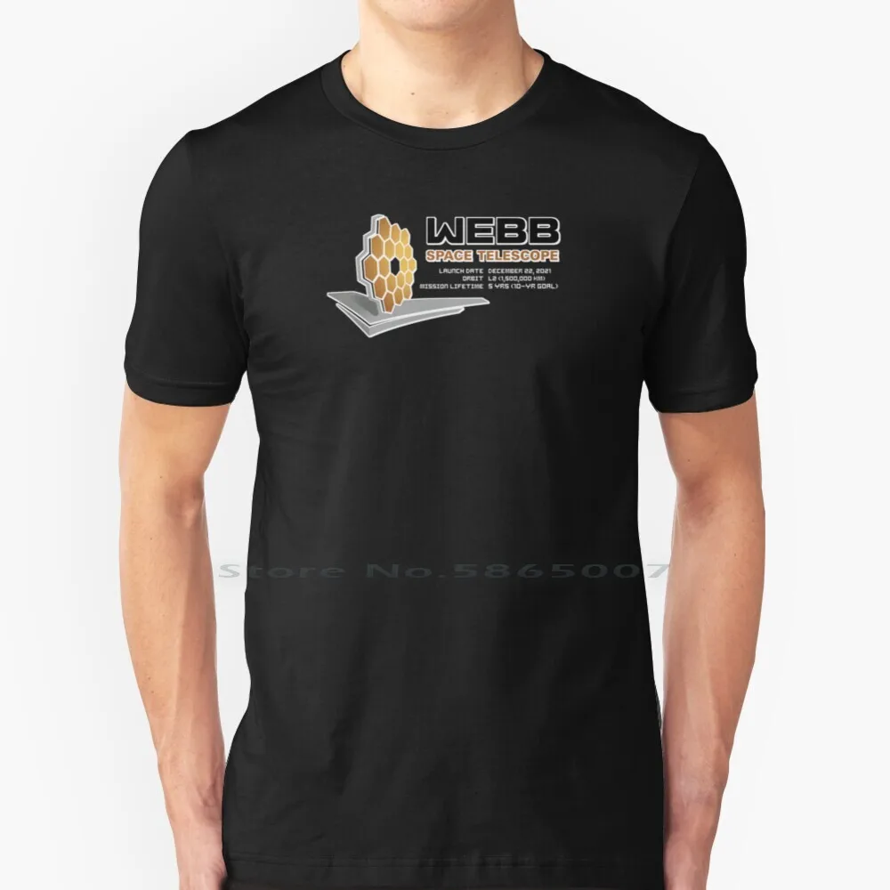 

James Webb Space Telescope Launch Logo-Jwst Logo T Shirt 100% Cotton Space Telescope Jwst Specs Science Teacher Ariane 5 Jwst