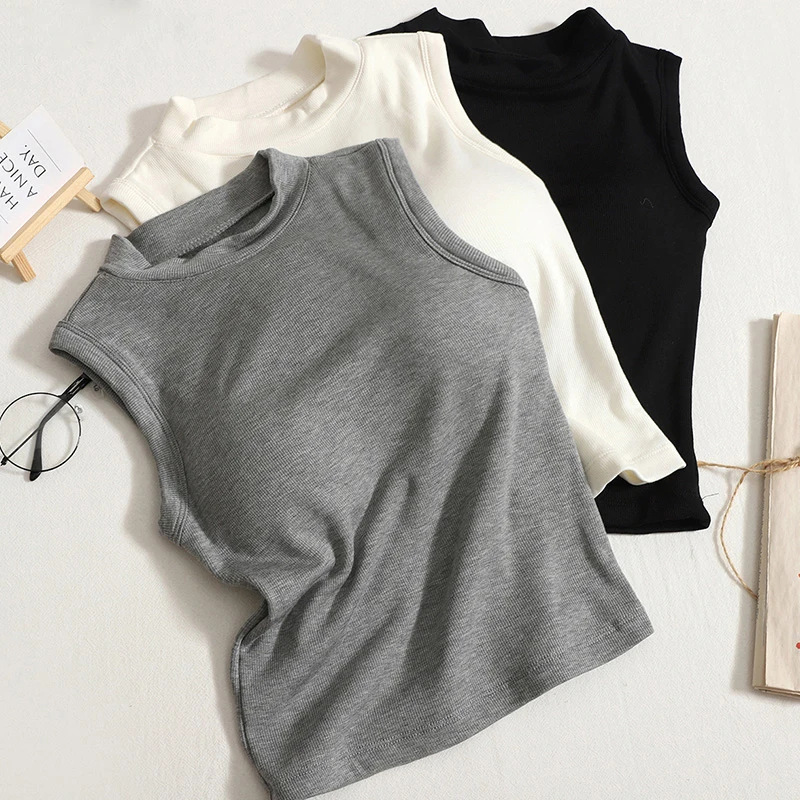 

HELIAR Женские повседневные утолщенные топы на бретелях с бюстгальтером вязанные Топы женские Теплые Топы милые топы для женщин